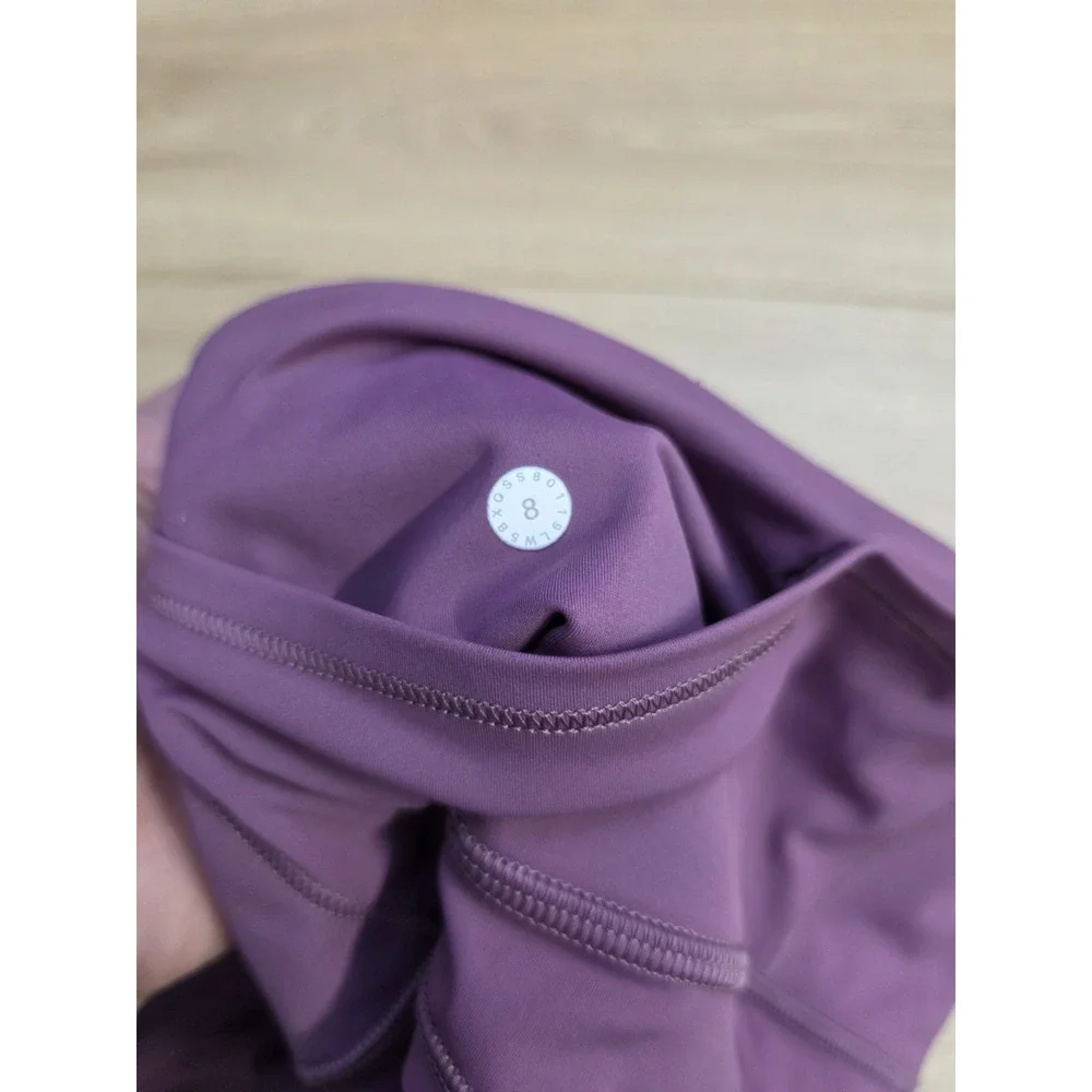 Lululemon Fast Free High Rise Tight Women's Size 8 Solid Purple 25